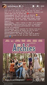 "Betty cooper has my heart": Janhvi lauds sister Khushi's 'The Archies' role