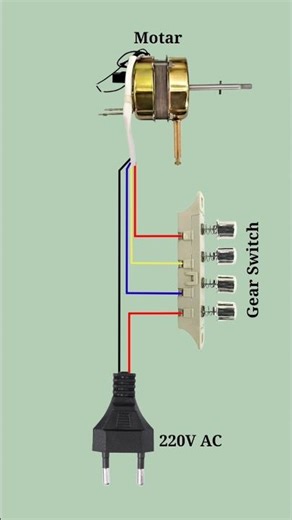 Table fan Connection #shorts #youtubeshorts