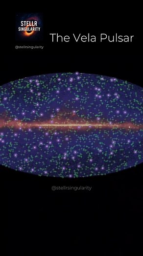 3.9K views · 25 reactions | The Vela Pulsar is a rapidly rotating neutron star, or "pulsar," located in the constellation Vela. It is the central object of the Vela Supernova Remnant, which was created by a supernova explosion approximately 11,000–12,300 years ago. The Vela Pulsar is about 1,000 light-years away, spins over 11 times per second, and emits powerful beams of radiation. #space #astronomy #universe #shorts #life #earth #mystery | Stellr Singularity | Facebook