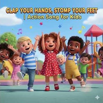 👏 Clap Your Hands, Stomp Your Feet | Action Song for Kids