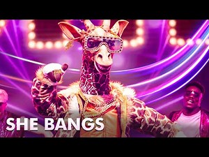Giraf - ‘She Bangs’ | The Masked Singer | Seizoen 4 | VTM