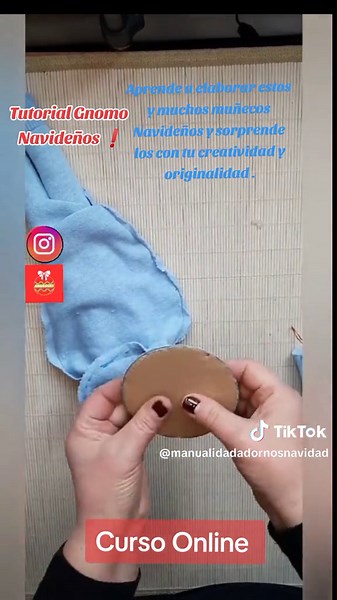 Aprende a hacer un gnomo navideño paso a paso