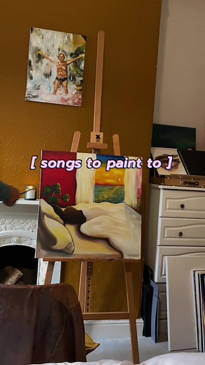 My painting playlist ✨ song 01 Orion Sun - Antidote #paintingplaylist #songstopaintto #painting #musicforartists #artmusic #artplaylist