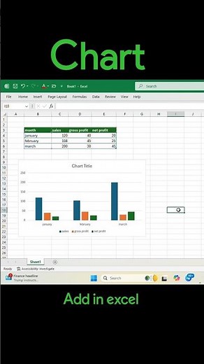 How to Make a Bar Chart in Excel | Beginner Excel Tutorial #excel