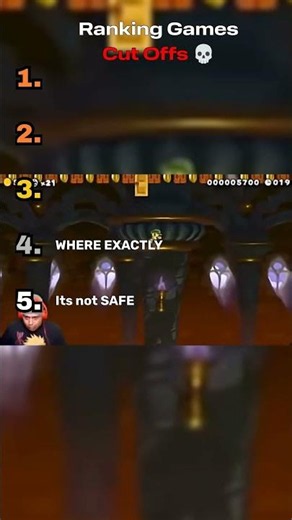Ranking Dashie’s Funniest Cut Offs 💀 😂 #dashiegames #mario #gaming #shorts