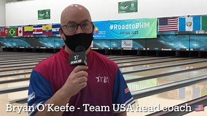 2.6K views · 32 reactions | Team USA head coach Bryan O'Keefe talks about handling the 38-foot Los Angeles oil pattern at the 2021 PANAM Bowling Elite Championships in Cali, Colombia. Today marks the start of SINGLES at Bolera Departamental. Check out the scores and live feed here: https://bit.ly/2XjcDOt #USBCTeamUSA #AFutureForTheSport #GoBowling | The Sport of Bowling – USBC | Facebook