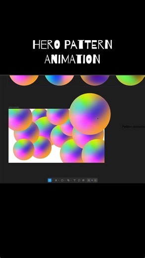 Website UI Hero Pattern Animation #figma #figmaanimation #websiteanimation