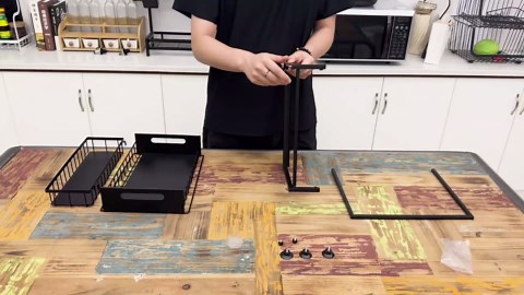 Under Sink Organizer Storage 2-Tier Premium Metal Pull-Out Kitchen Cabinet Organizer with Sliding Drawer, Height Adjustable, Heavy Duty for Kitchen & Bathroom Organizers 1 Pack Pink