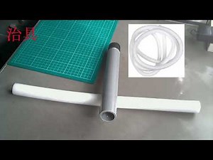 遠投ウキ自作用 発泡ポリエチレンチューブ センター芯穴あけ治具