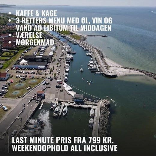 LAST MINUTE PRIS FRA 799 KR.\nWEEKENDOPHOLD ALL INCLUSIVE