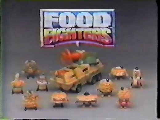 5.7K views · 179 reactions | Food Fighters was an action figure collection released by Mattel in 1989. Figures include Burgerdier General, Private Pizza, Mean Weener and Chip the Ripper, and The Combat Carton vehicle. | Killer Toys & Games | Facebook