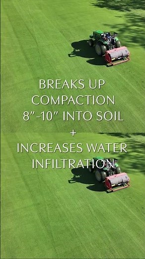 🚜 Aeration at Coldstream ⛳️