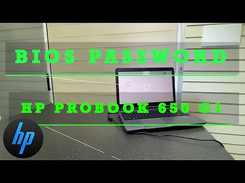 How To Reset And Remove The BIOS Administrator Password on an HP Probook 650 G1 2020 Last Update