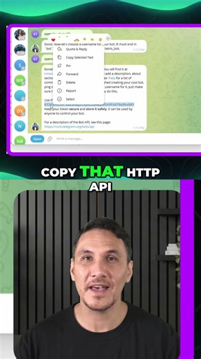 Unlock AI Power Easy Telegram Bot Setup for OpenClaw! #shorts