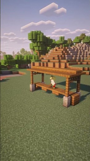 Minecraft Beehive Harvest Setup #minecraft #shorts #tutorial