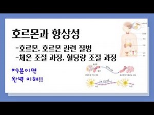 [Middle School 3rd Grade Science] Hormones and Homeostasis l Hormones, Hormone-Related Diseases l...