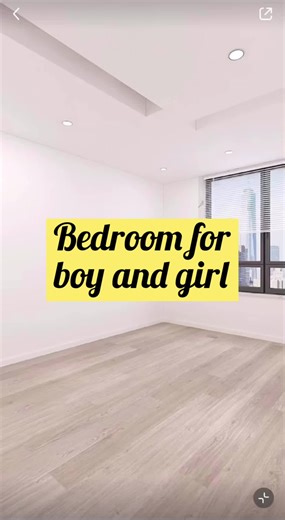 How to effectively deco a room for boy and girl with a small space ! 影片来源：抖音 #interiordesign #housedesign #designer #house #housetour #homedecor #ro