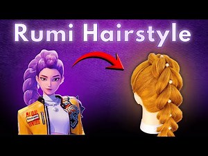 Rumi Inspired K-Pop Hairstyle | Simple & Trendy Braid Tutorial