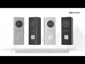 Hikvision DS-KB6403-WIP Wi-Fi Video Doorbell with Inbuilt Wide Angle Camera, 12VDC - Security Wholesalers