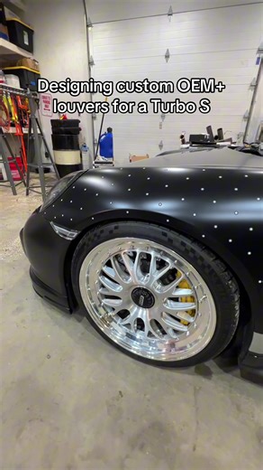 Custom Turbo S Louvers: First Test Print Refinements