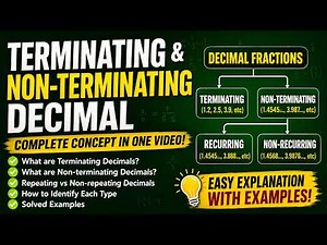 Master Decimals FAST! | Terminating vs Non-Terminating Decimals (Easy Trick!)