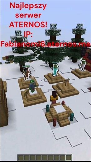 Najlepszy serwer aternos w minecraft! 5 trybów do wyboru! #minecraft IP: Fabianomi6.aternos.me