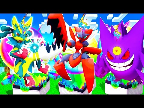 MEGA LUCKY BLOCKS Choose Our STARTER POKEMON in Minecraft PIXELMON!
