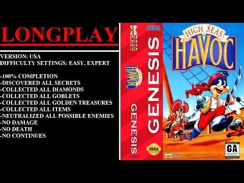 High Seas Havoc [USA] (Sega Genesis) - (Longplay | All Modes | 100%)