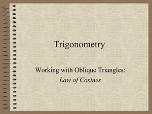 Trigonometry - SlideServe