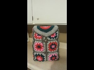 How to Crochet a Granny Square Backpack