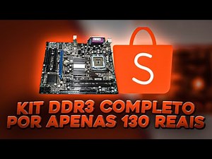COMPREI UM KIT LGA775 DDR3 COMPLETO NA SHOPEE POR APENAS 130 REAIS!!