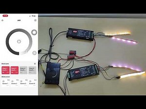 How to use the LTECH dmx dimmer UB panel to control dmx decoder D4A via app?