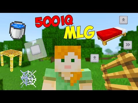 Every Possible MLG In One Video In Minecraft Pocket Edition