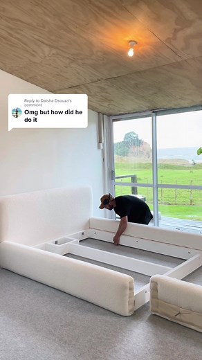 DIY Cloud Bed Frame: Minimalist Home Decor Tutorial