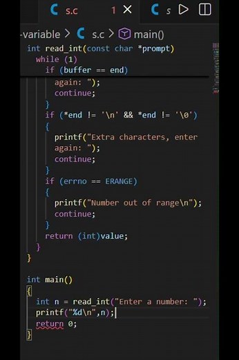 how to take int input in c language | #c #coding
