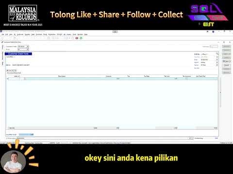 🧾 Tutorial SQL Accounting: Cara Membuat Customer Debit Note