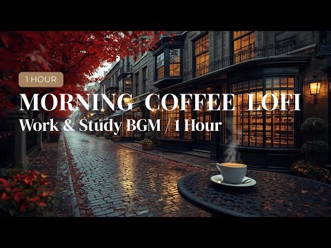 Crimson Leaves & Coffee ─ Bookstore Lofi (1 Hour)
