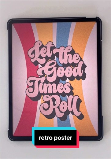 Creating Vintage Poster Designs with Procreate