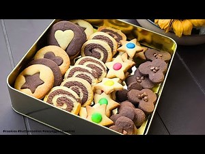 Eggless Butter Cookies 4 Ways | Melt-in-Mouth & Bakery Style