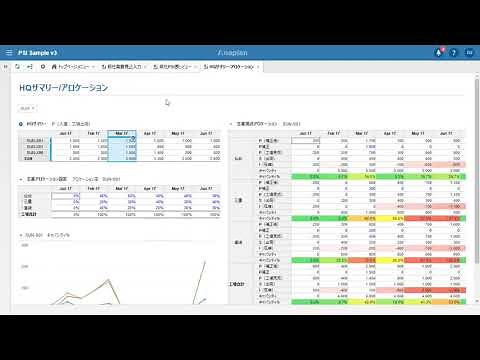 Demo Movie - Anaplan: PSI（生販在）デモ - 基本編