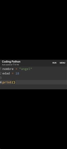 CODIGO basico de PYTHON para empezar