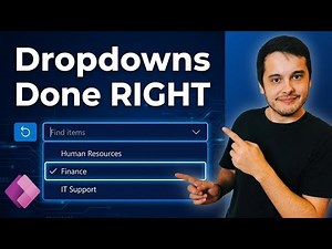 Dropdowns: Multiple Columns, Default Selected Items & Reset in Power Apps