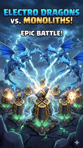 1 electro dragon with 30 clone spell vs monoliths #clashofclans #gamingchannel #coc @Inferno_coc