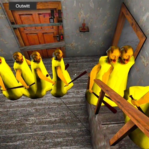 Trolling Granny: A Scary Game Prank #shortsfeed #youtubeshorts #granny #shorts #vral