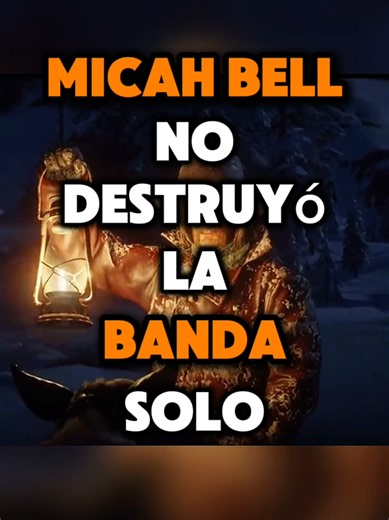 Micah no destruyó a la banda por si solo. Supo aprovechar la ruptura que había.#reddeadredemption2 #micahbell #arthurmorgan #rdr2 #reddeadredemption