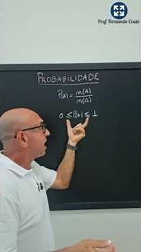 PROBABILIDADE - conceito geral #matematicaparaconcursos #matemáticaparaoenem