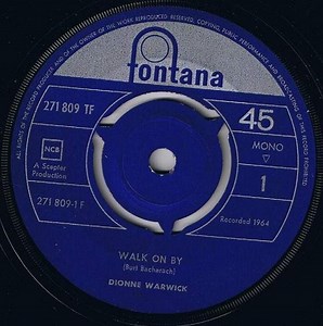 Dionne Warwick - Walk On By / Any Old Time Of Day