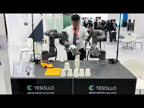 Tesollo demonstrates teleoperated grasping