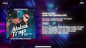 Alaba Trap - Tommy Tèo ft. MCK「Prod. By Cukak」/ Official Audio Lyrics Chords - ChordU