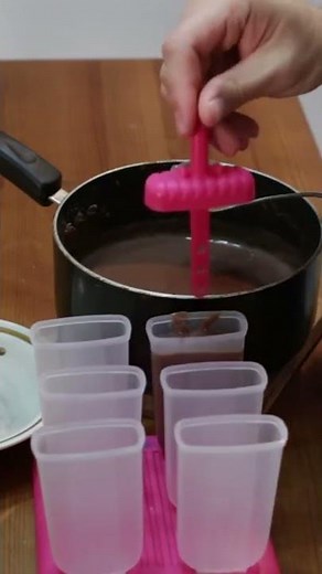 Homemade Fudgesicles recipe #shorts